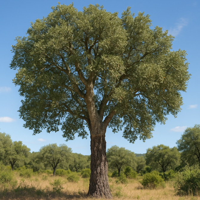 Дуб пробковый