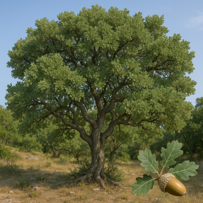 Дуб пушистый