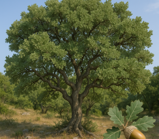 Дуб пушистый