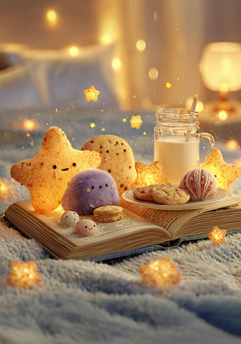 СКАЗКИ НА НОЧЬ С МОЛОКОМ И ПЕЧЕНЬЕМ