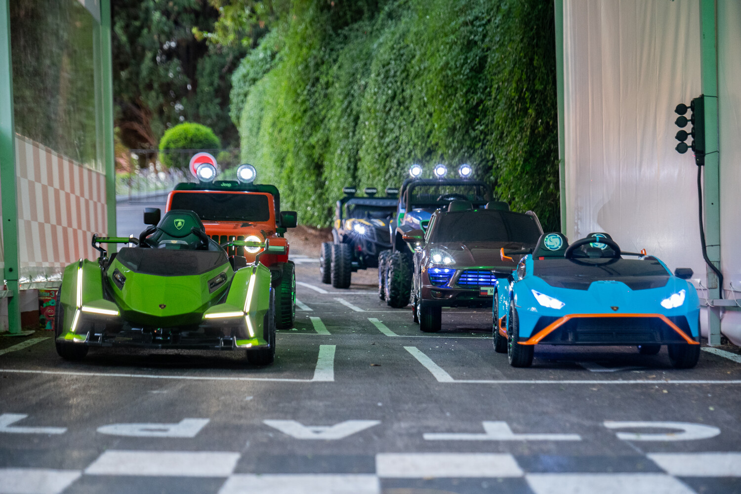 Автотрек и батутный городок